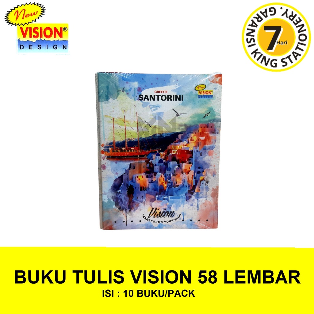 

BUKU TULIS 58 LEMBAR VISION