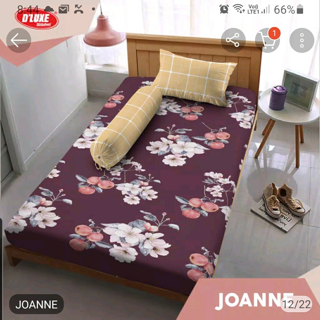 Ww Sprei Kintakun Dluxe - Tinggi 30cm - Pilihan Motif - 120x200 (single)