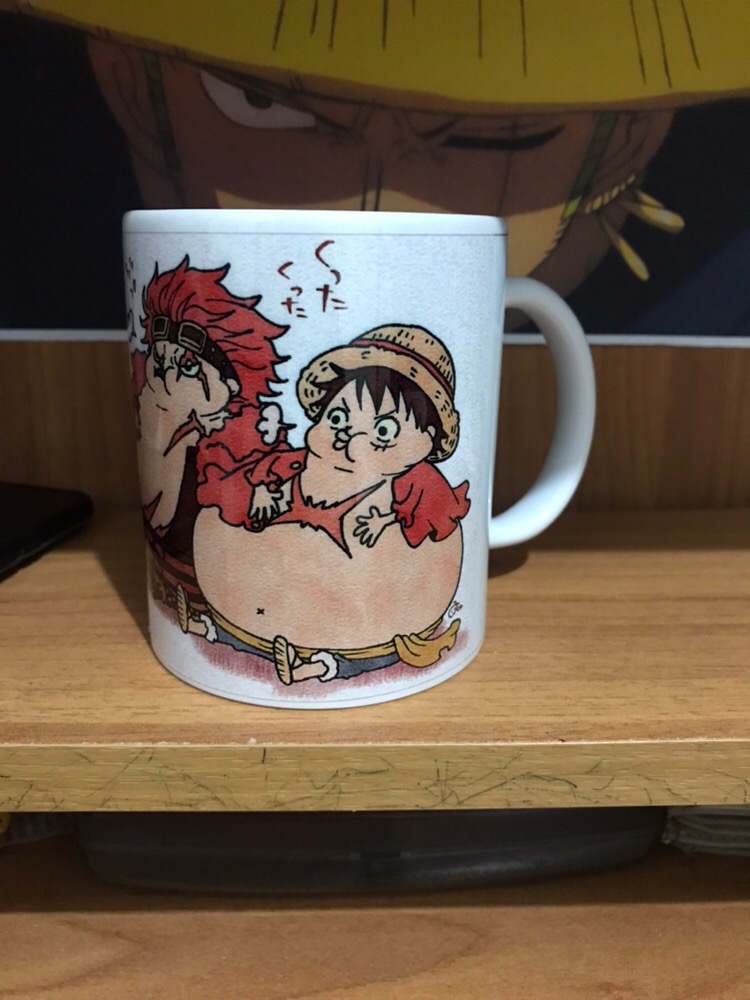Semaumug Gelas Gift Cangkir Custom Mug Print One Piece Monkey D Luffy Zoro Sabo Asl