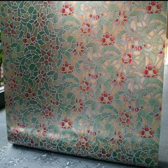 Sticker kaca&sticker kaca film/sticker kaca sanblast/sticker kaca motif abstrak batik