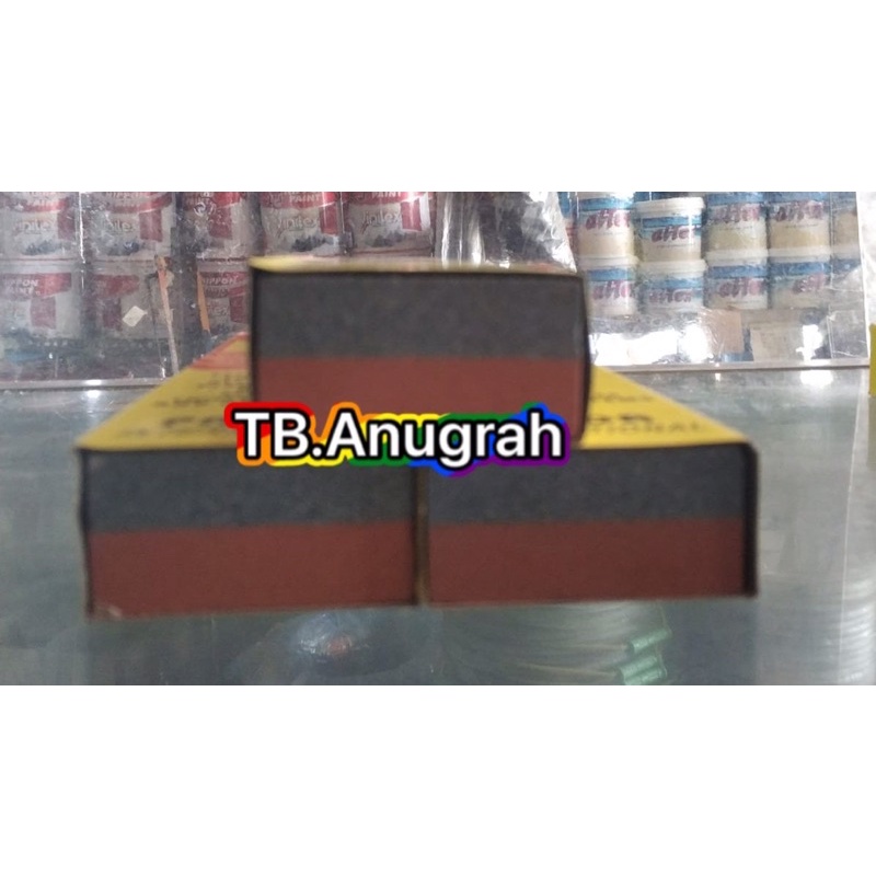 Batu asah pengasah asahan pisau gunting mata bor tajam MURAH BATU ASAH 2 sisi BATU ASAH PANDA