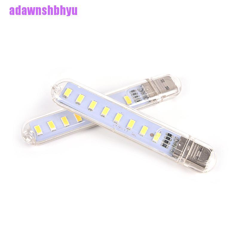 Lampu 8 LED Mini USB Portable Untuk Camping