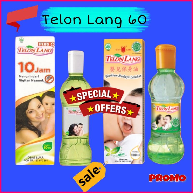 Telon Lang 60ml | Telon Lang Plus Anti Nyamuk 60ml