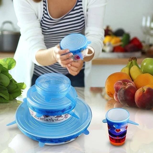 Silikon tutup makanan Silicone Strech Bowl/Tutup makanan silikon