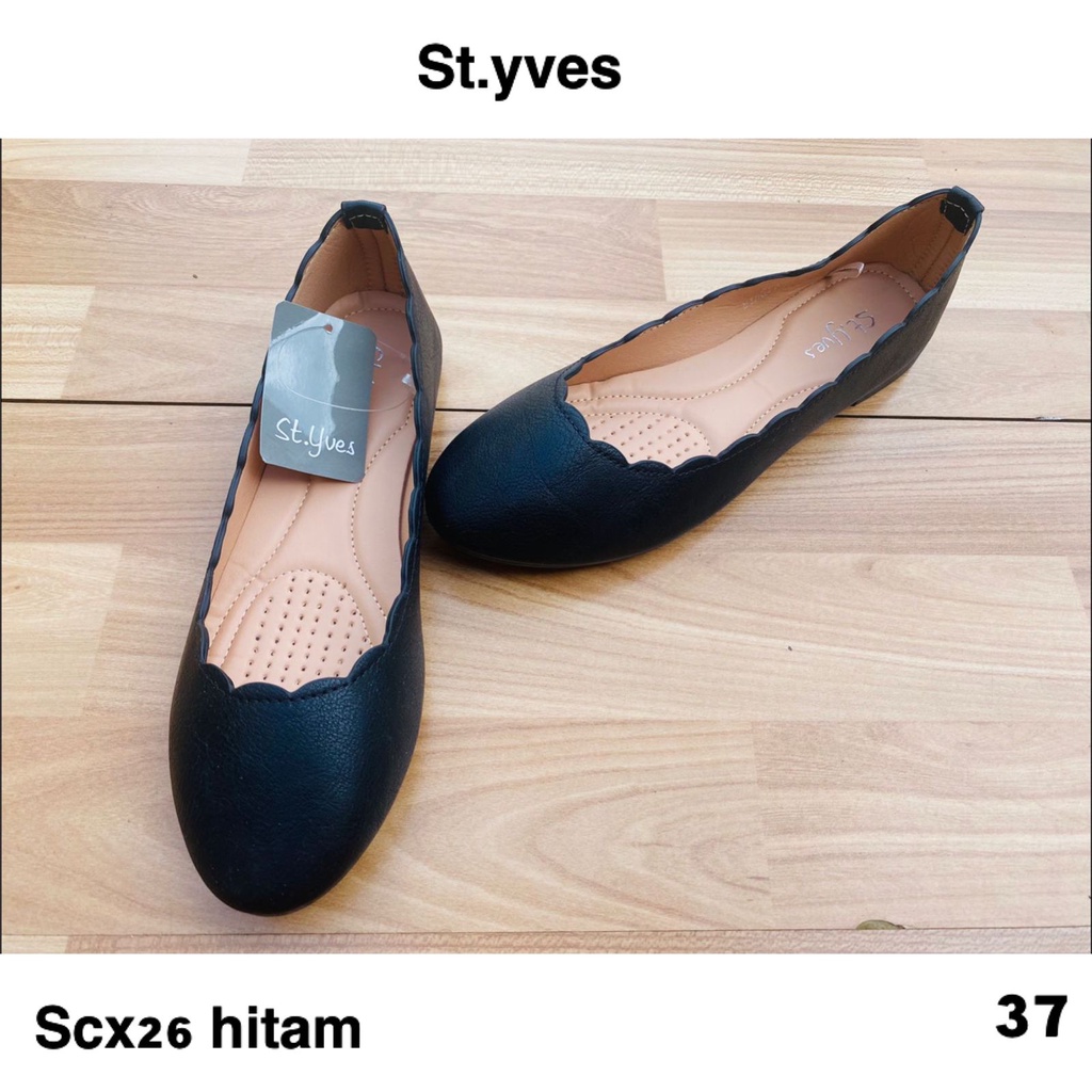 Flatshoes St.Yves SCX26 hitam