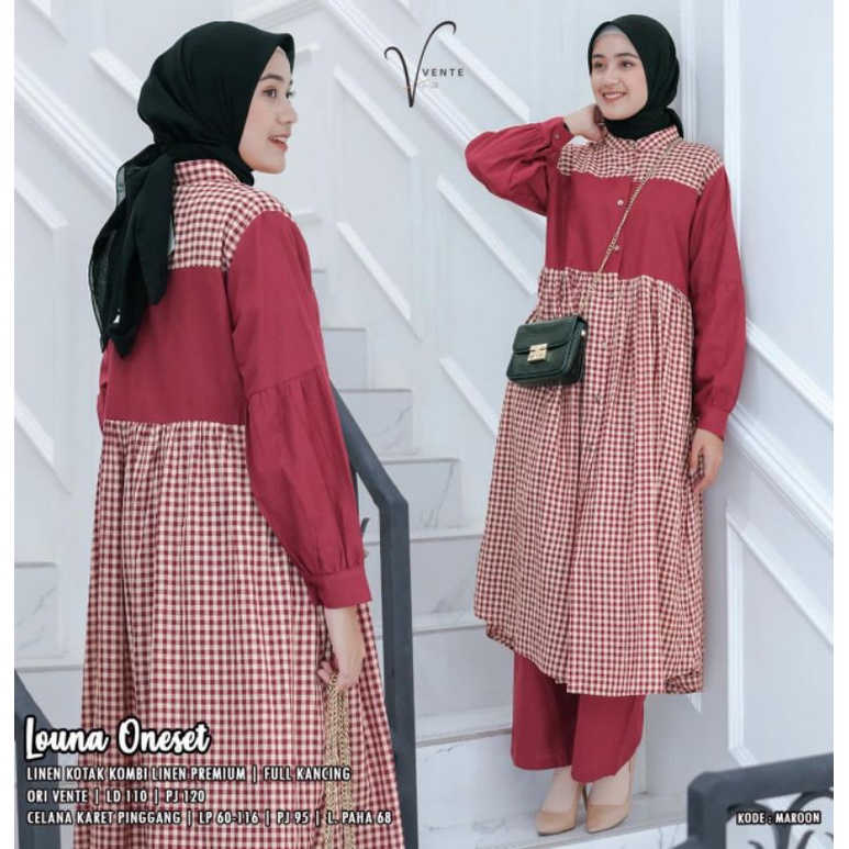 (NEW)SETELAN WANITA OOTD//LOUNA BY VENTE