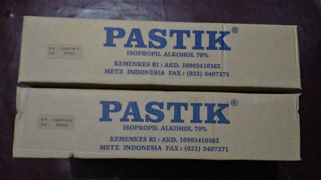 Alkohol swab Pastik  / Tisu alkohol untuk suntik isi 100 pcs