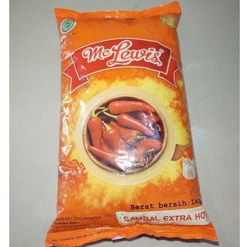

Mc Lewis Sambal Extra Hot 1 kg #BundaFrozenIndramayu