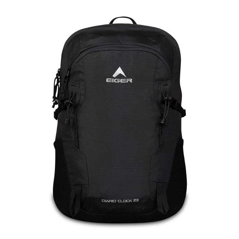 Tas Ransel Pria EIGER1989 5282 DIARIO CLOCK 23L BLK - BACKPACK Pria EIGE.R DIARIO CLOCK 23L - DAYPAC