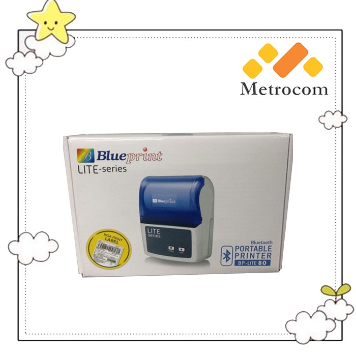 Portable Printer Thermal Label 80 BLUEPRINT BP LITE80 USB + Bluetooth