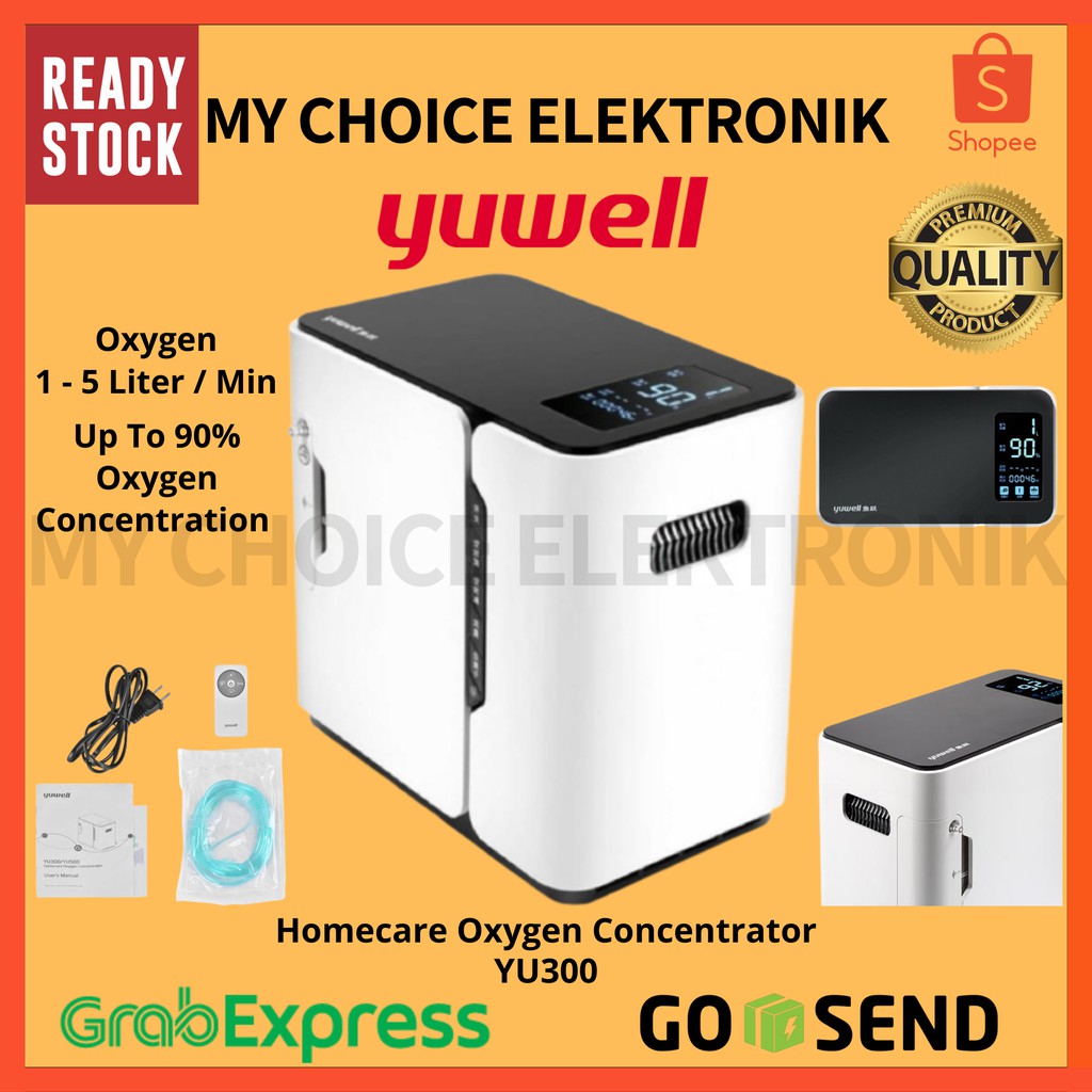 YUWELL YU300 Home Care Oxygen Concentrator Solusi - Homecare Oksigen Konsentrator Medical (READY STOCK)