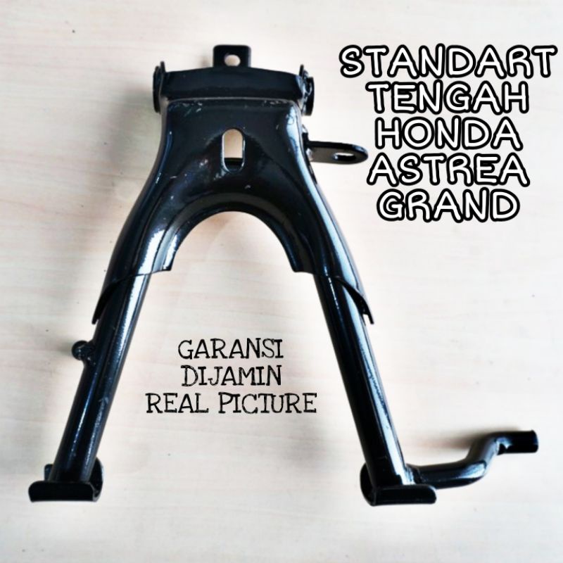 Standart Standar Jagang Jagrak 2 Tengah Motor Astrea Grand 90 91 93 Bulus Sabit Legenda Prima Star-Hitam