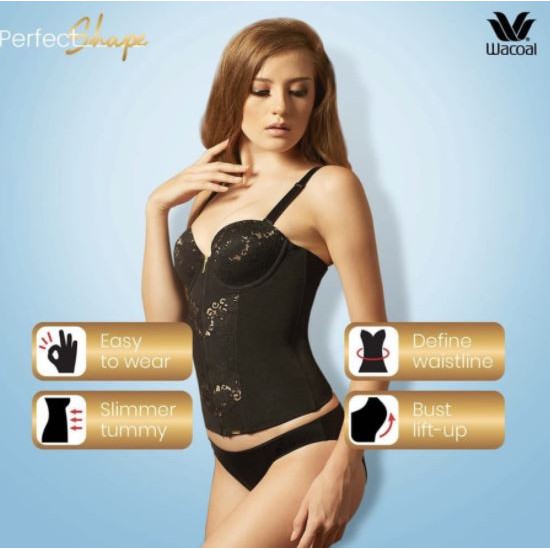 Wacoal Long Torso Perfect Shape Body Shaper Korset Wanita 7031