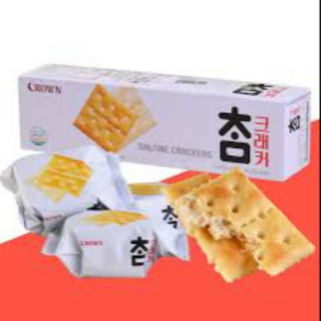 

Crown Saltine Crackers _ Kreker Asin Korea