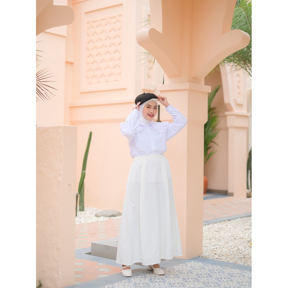 NATHAS SKIRT - FLOTTILICIOUS / rok wanita / rok murah / rok polos / rok muslimah