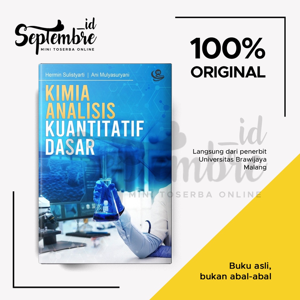 Jual Buku Original Kimia Analisis Kuantitatif Dasar | Shopee Indonesia