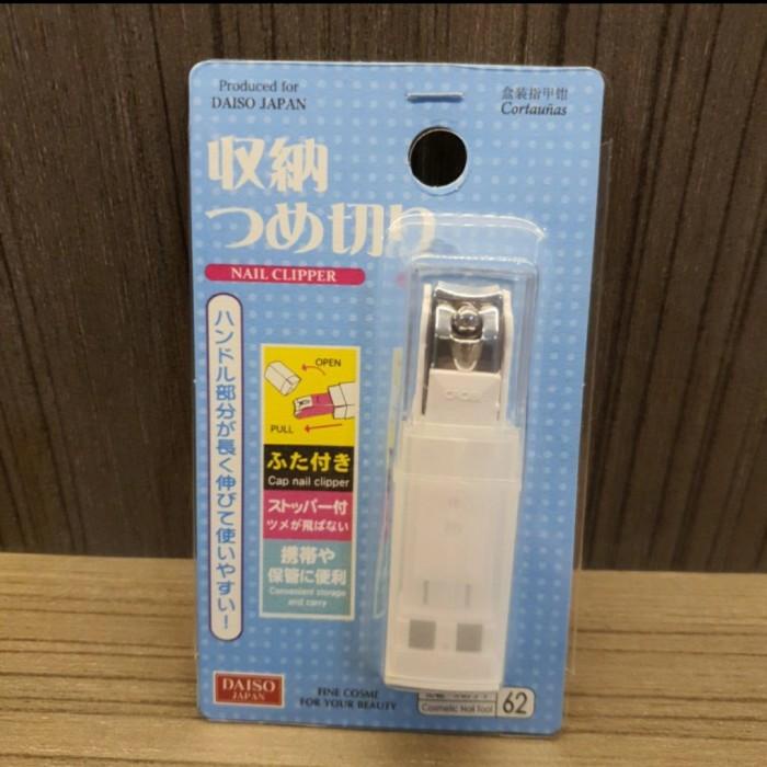 Nail | Daiso Japan Nail Clipper Gunting Kuku Daiso White Ada Penutup Clipper