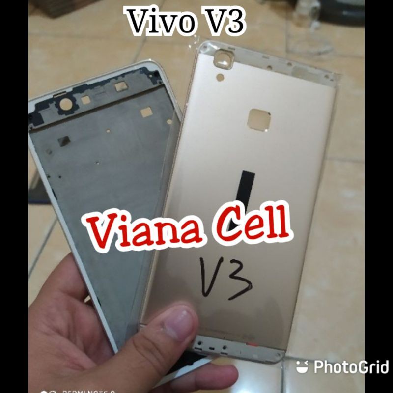 FRAME LCD BACKDOOR FULLSET VIVO V3 ORI CASING HOUSING BACKDOR