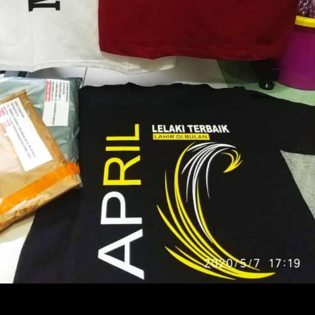 Kaos Tshirt lelaki terbaik april