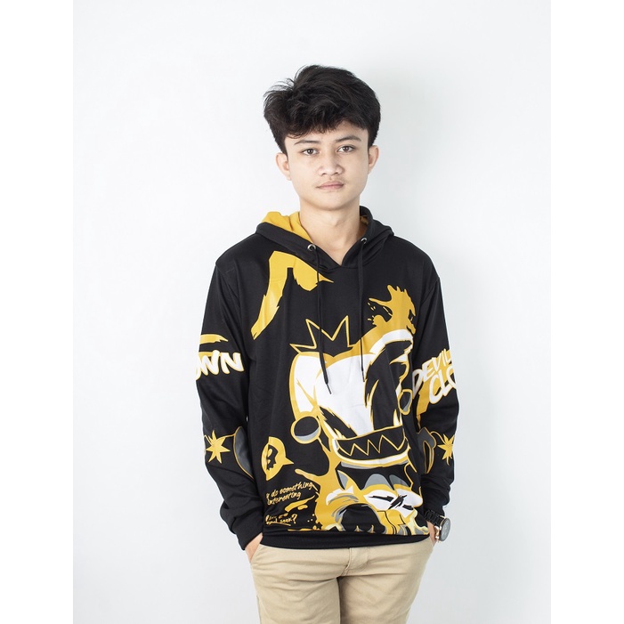 HipNop DEVIL JAKET HOODIE PRIA JUMPER POLOS VARIASI SELETING PAKAIAN COWOK COWO