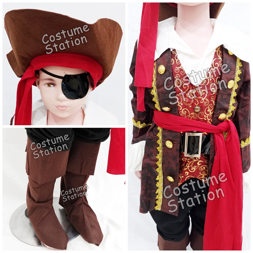 Kostum Bajak Laut / Costume Pirate, Pelaut anak laki