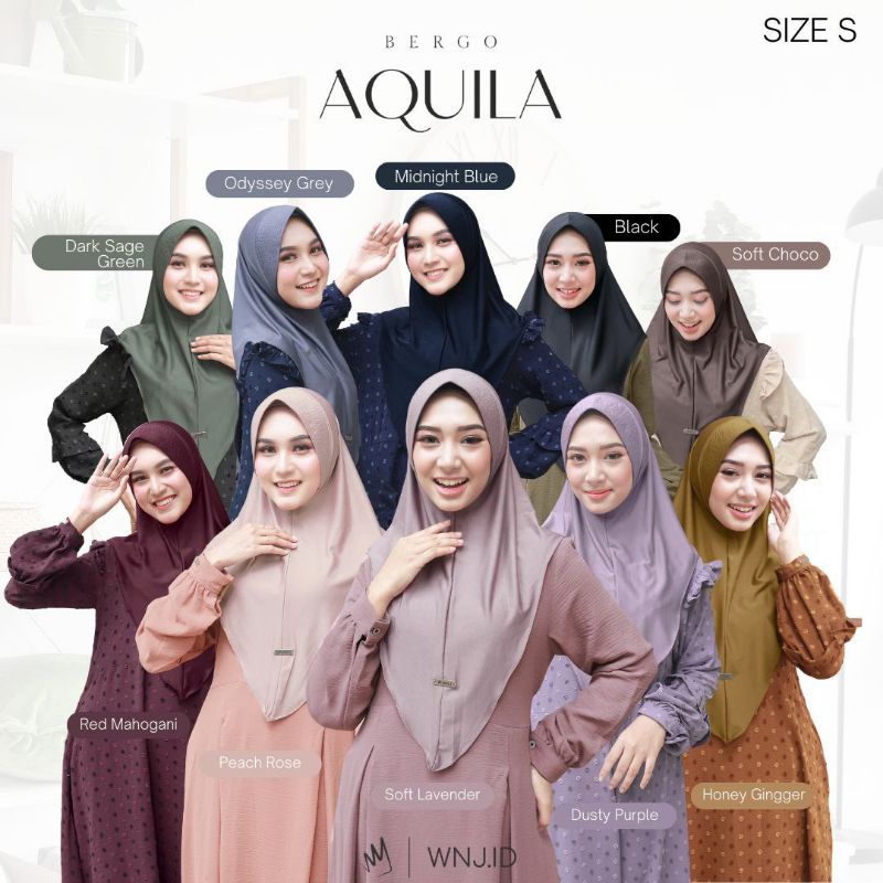 Bergo aquila by WANOJA HIJAB