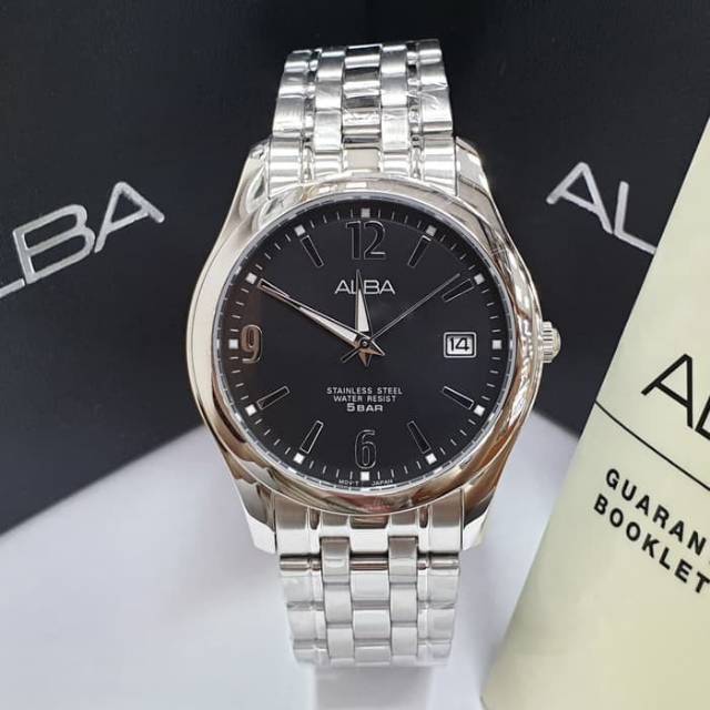 Jam Tangan Pria Alba AXHL03 Jam Couple Analog Watch Original AXHL03X1