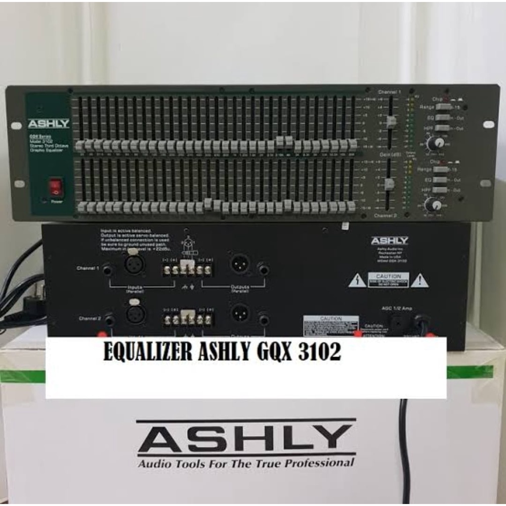Equalizer ASHLY GQX3102 GQX 3102 Made in usa