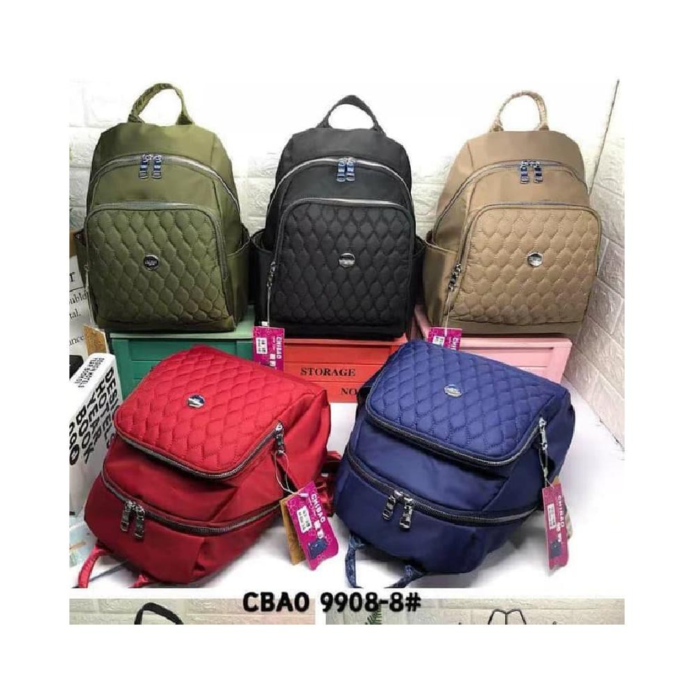 CB9908 Backpack Chibao Bordir Tas Ransel Import Chibao Bordir - Hijau