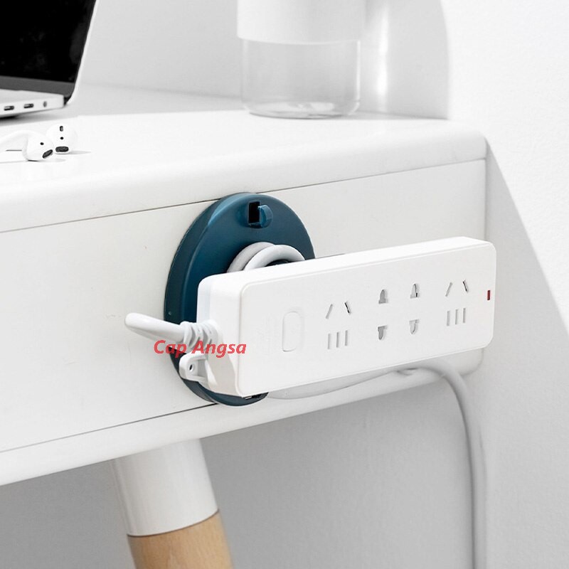 TEMPELAN HOLDER STOP KONTAK POWER PLUG WIFI HOLDER 360 ROTATION PUTAR ROTASI ALAT KAIT GANTUNGAN