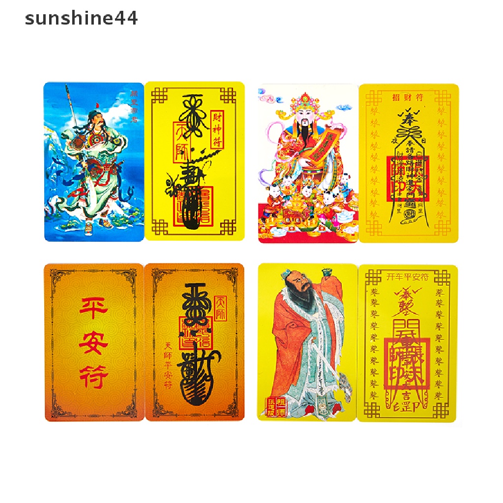 Sunshine Kartu Jimat Talisman Buddha Solicit Bahan PVC