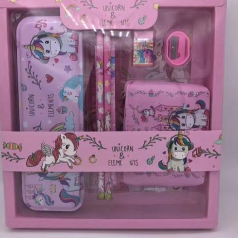 

ZVB ☣ STUDY SET STATIONERY SET ALAT TULIS SEKOLAH ATK KARAKTER UNICORN/SPIDERMAN/LITTLE PONY/FROZEN