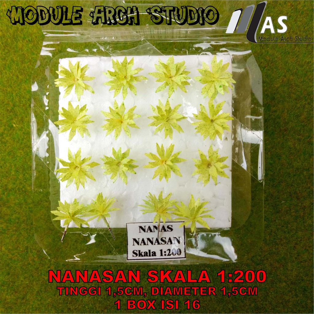 Maket Pohon Nanas-Nanasan - Maket Pohon Bunga