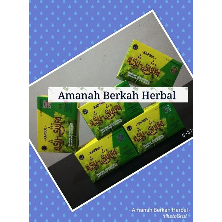 Berkualitas Asy Syifa Al Karomah - Obat Herbal Asam Urat, Kolesterol, Stroke Sale