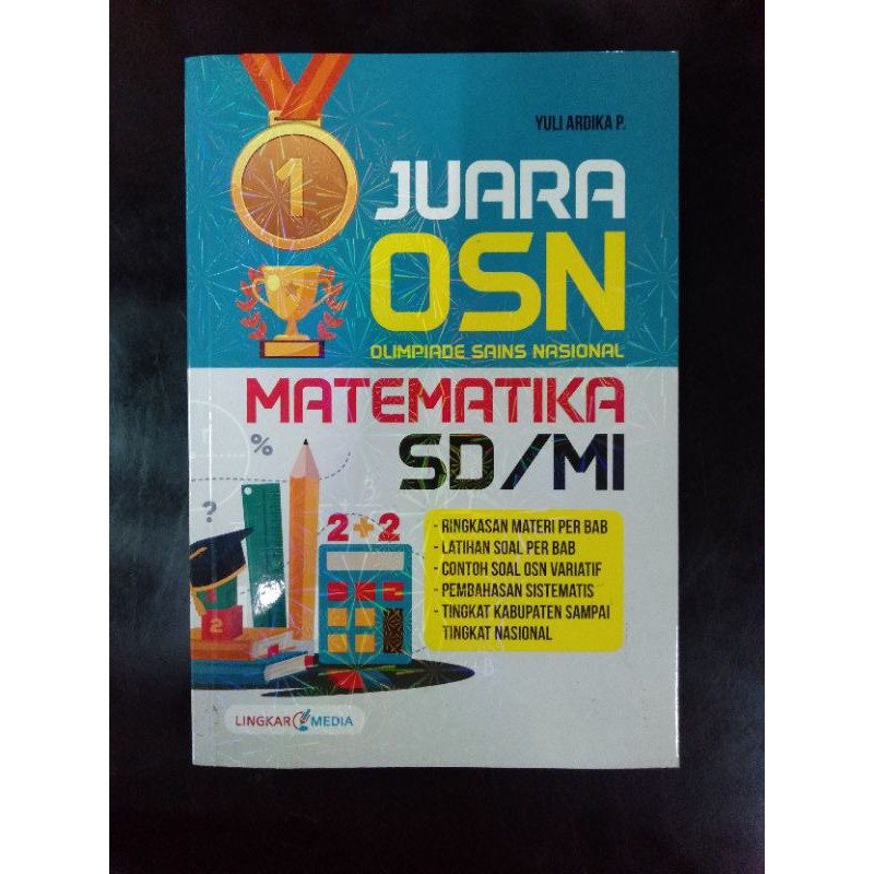 Buku Olimpiade OSN Matematika SD MI ( Kumpulan Soal & Pembahasan )-Juara OSN matematika