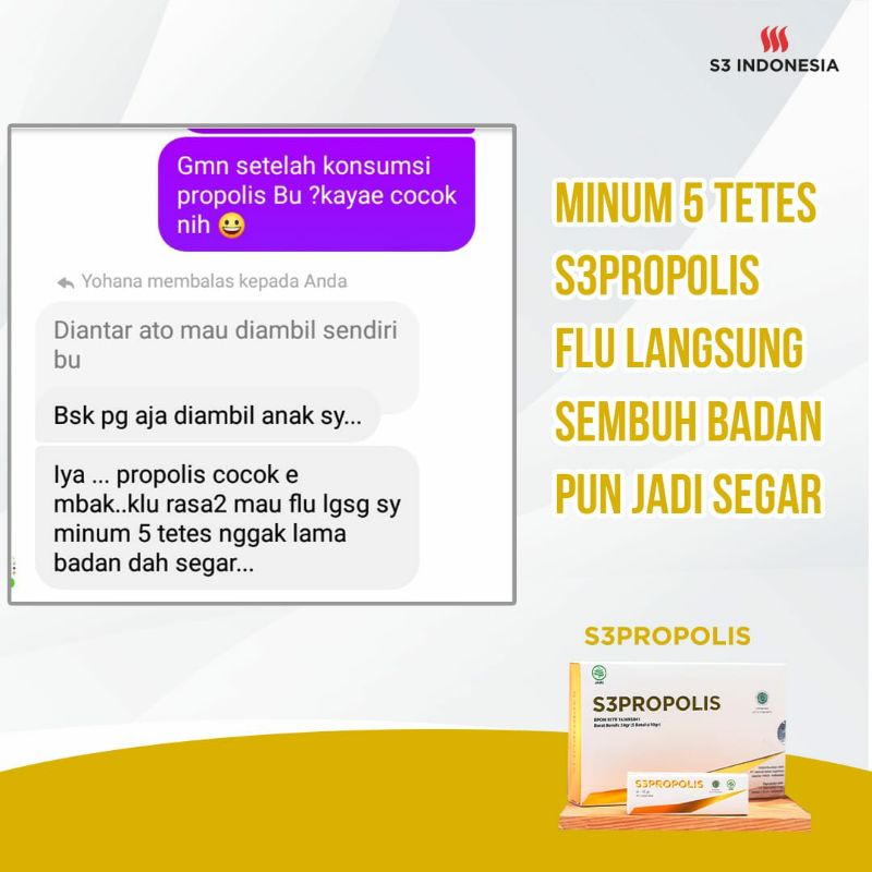 PROPOLIS/ BRAZILIAN GREEN PROPOLIS/ PROPOLIS ASLI 100% TANPA CAMPURAN BY S3 INDONESIA