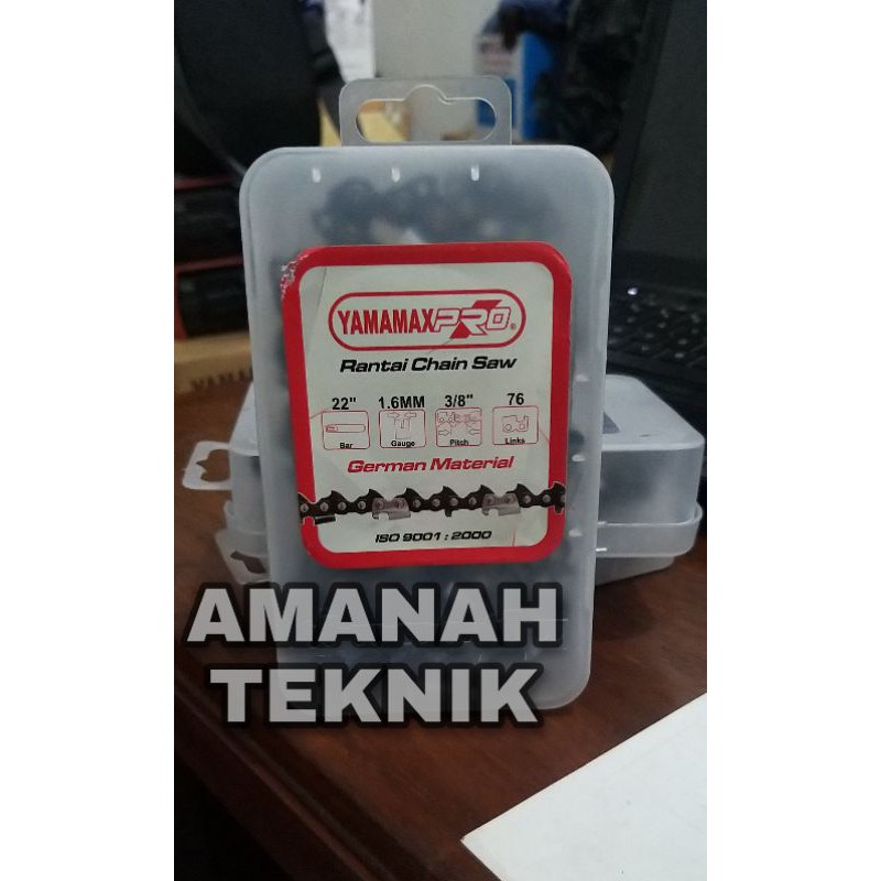 spare part Rantai Potong Chainsaw yamamax pro 22 inch GX 58 Mata Gergaji