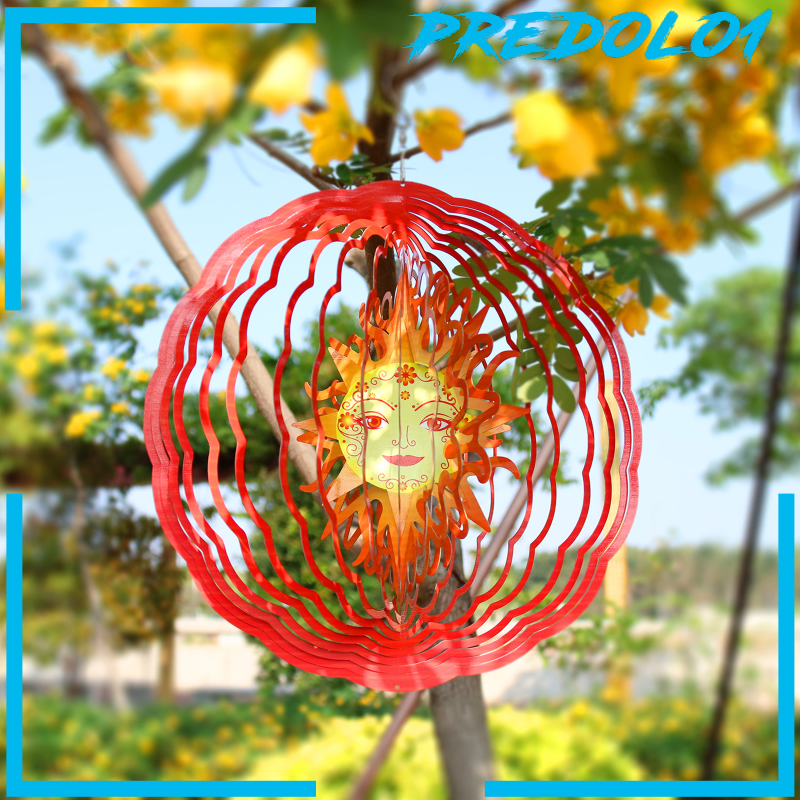 (Predolo1) Wind Chime / Genta Angin Desain Dewi Matahari Meta Untuk Dekorasi Dinding / Pintu / Taman