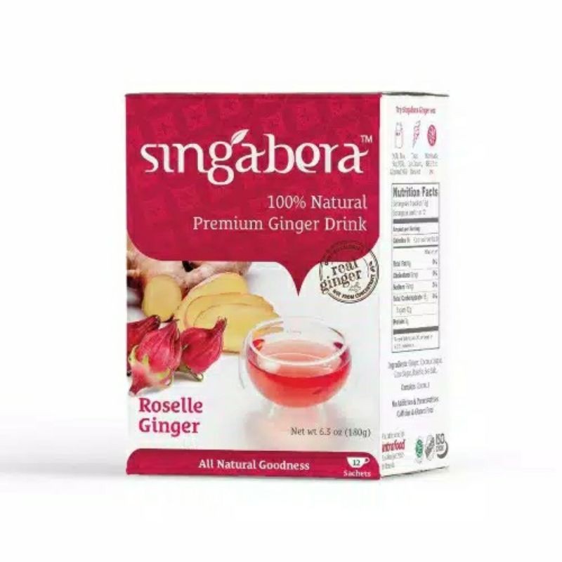 

Singabera Premium Rosella Ginger Drink (12 sachet)