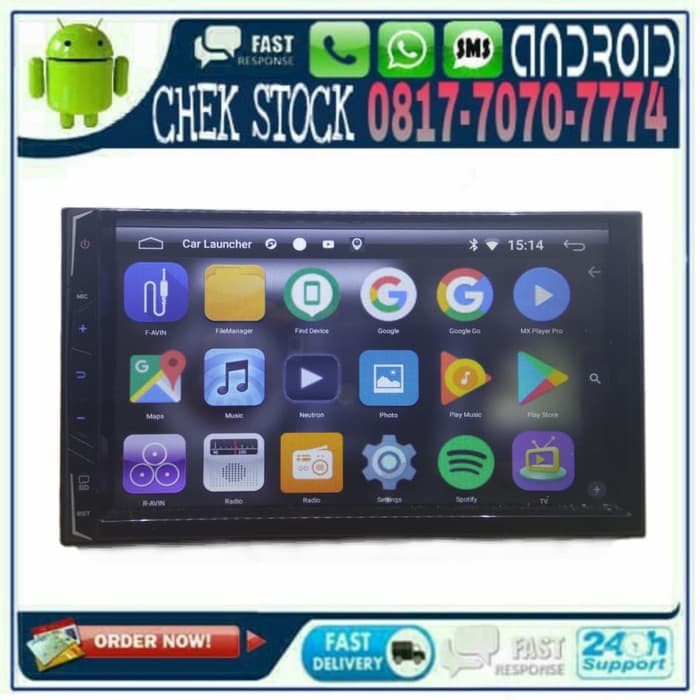 TAPE MOBIL ANDROID TOMIKO 7 INCH OS 7.1.2 - MIRRORLINK MTECH 8803