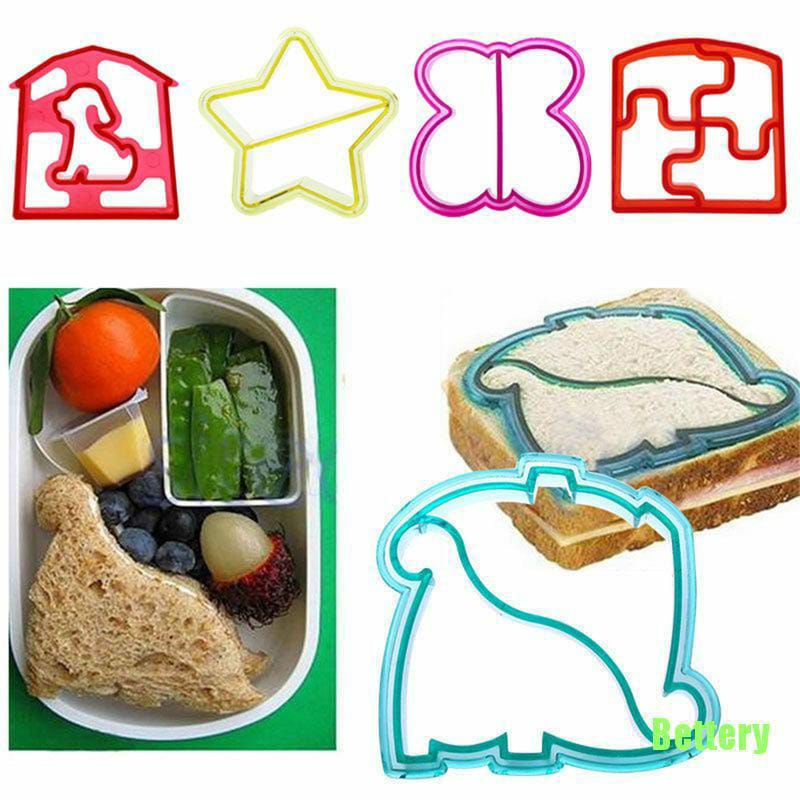 ~ PIYOSHI08 ~ Cetakan Pemotong Roti Sandwich Bentuk Lucu Bahan Plastik / Bread Cutter PD133