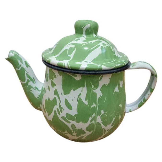 Paling Dicari] Timbangan Teko Ceret Poci Mungil Jadul Blirik Hijau Vintage 12 Cm