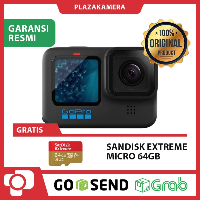 GoPro HERO11 Black Action Camera - Garansi Resmi