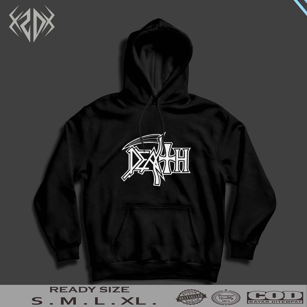 JAKET HODDIE LOGO DEATH / JAKET KEREN / HOODIE PRIA / JAKET PRIA