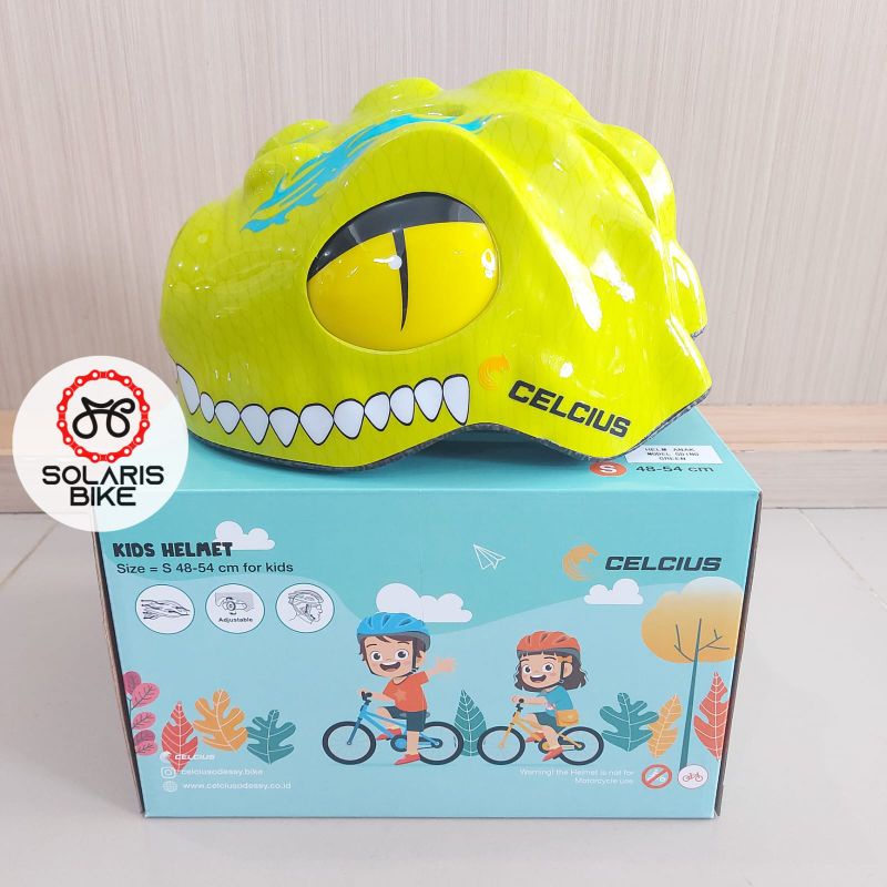 Helm Sepeda Anak Karakter Lucu Cewe Cowo adjustable