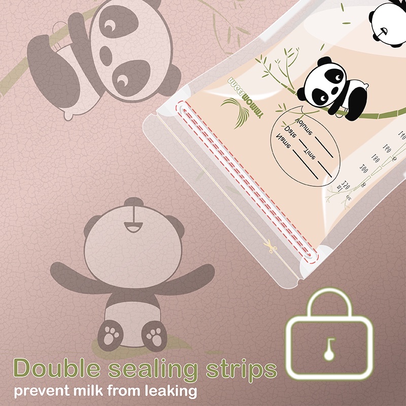 BPA FREE Kantong Asi 150ml /250ml 30pcs/pack Plastik Asi Breastmilk Storage Bag CND