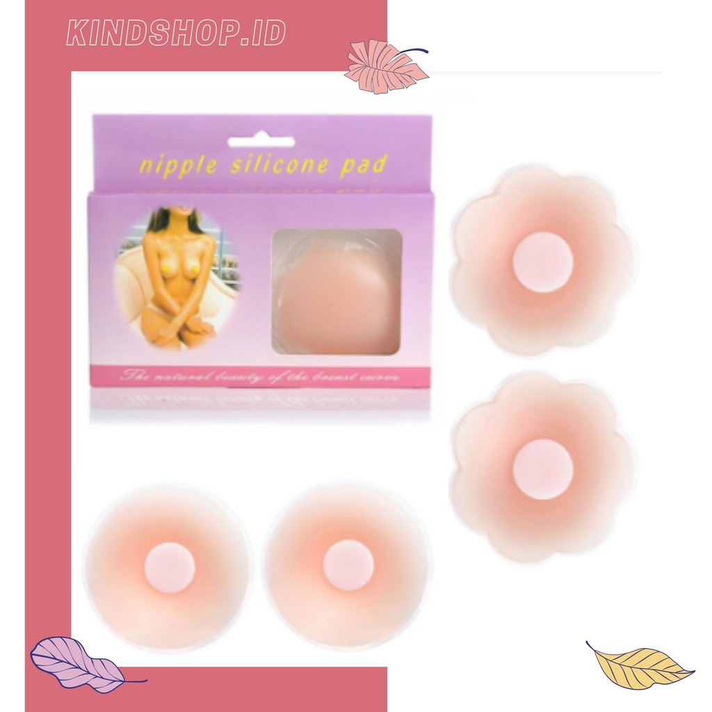 KINDSTORE❤ | [1 Pair] Perekat Silikon Payudara / Penutup Puting /Silicone Bra Pad Nipple Cover