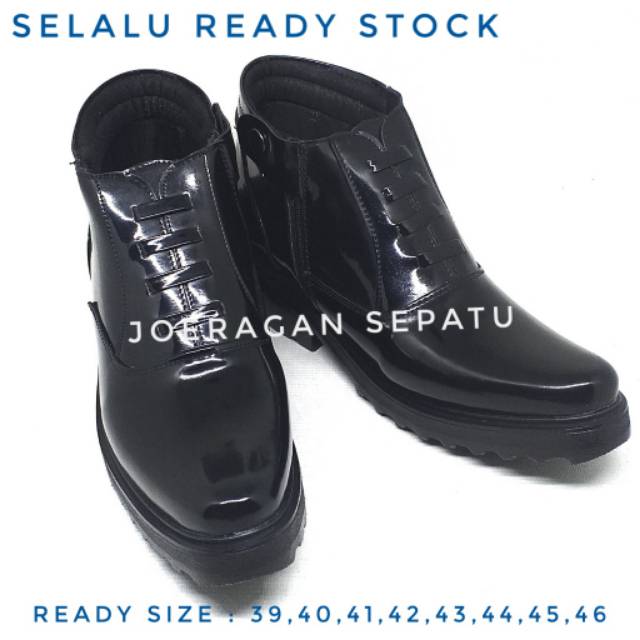 Sepatu Pdh Tni Polri Dishub Satpam Security Pria SEPATU PDH TNI POLRI DISHUB SATPAM SECURITY PRIA B.02 KILAP