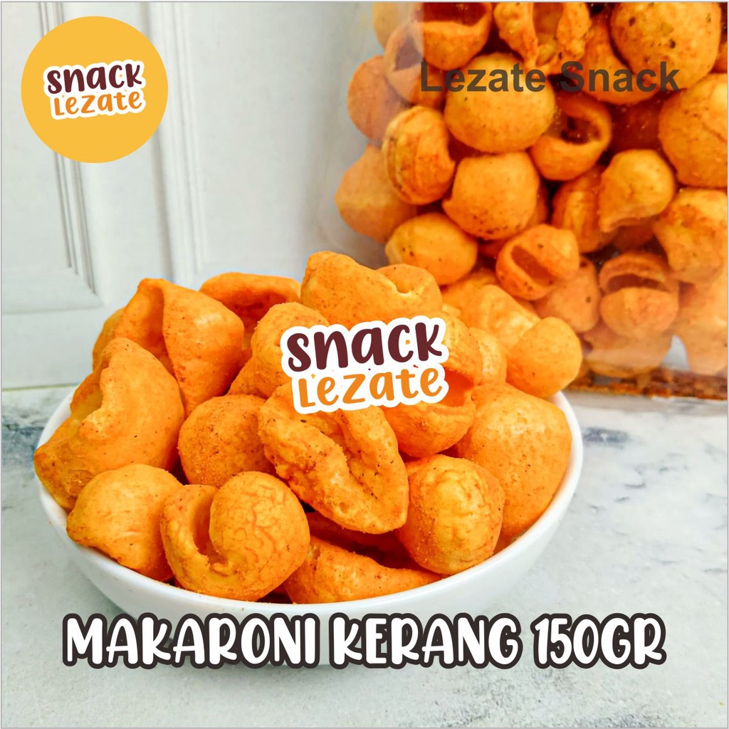 

Makaroni Kerang Pedas 150gr Murah / Kerupuk Keong Pedas Daun Jeruk / Makaroni Keong Kerupuk Seblak Kerang