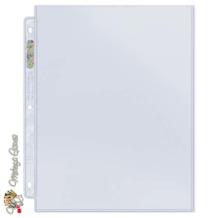 

Ultra Pro 1-Pocket Platinum Page A4 8.5x11" 21.59x27.94cm Foto Comic Poster Magazine Sleeve